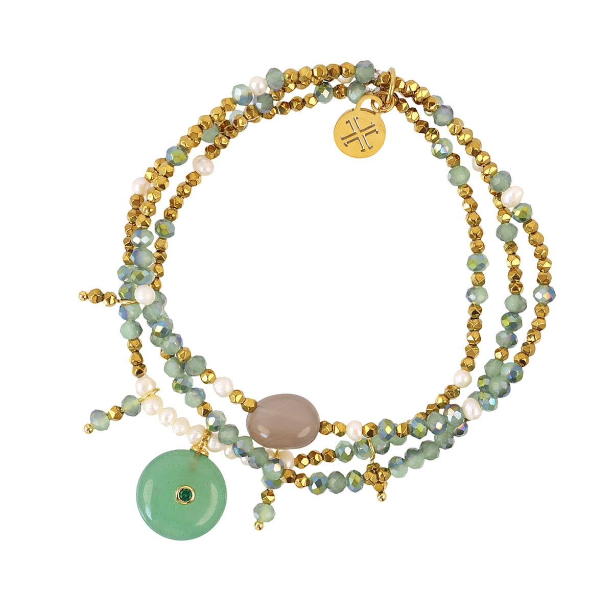 Pulsera Spirit Iris Verde Anartxy