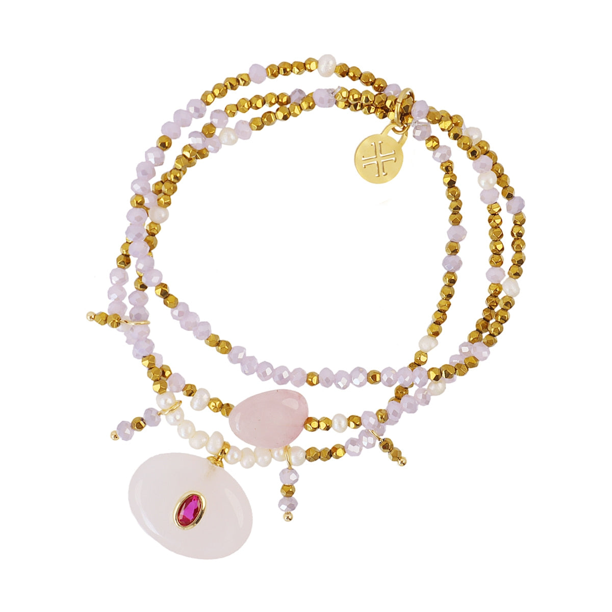 Pulsera Spirit Iris Rosa Anartxy