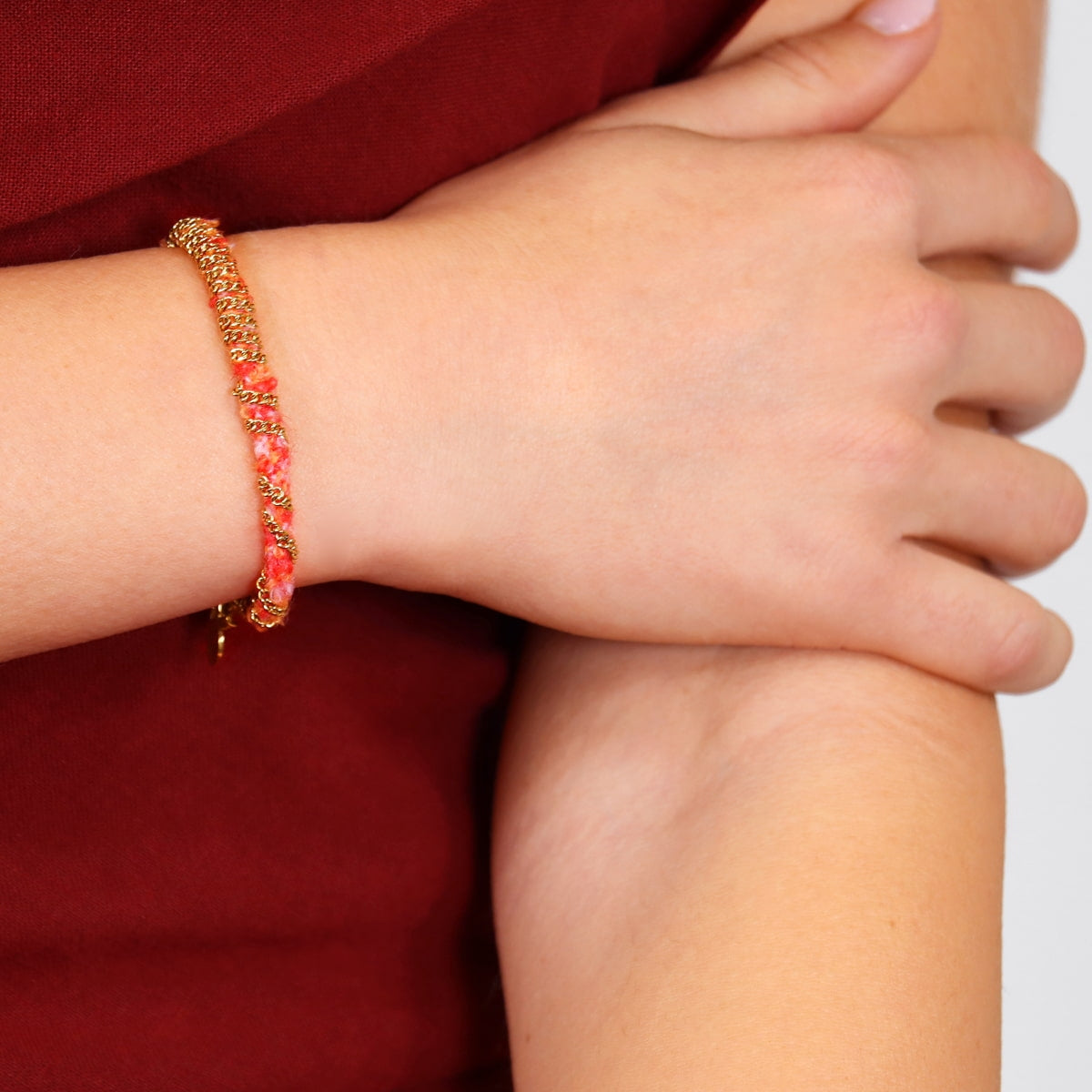 Pulsera Spirit Kente Naranja Anartxy