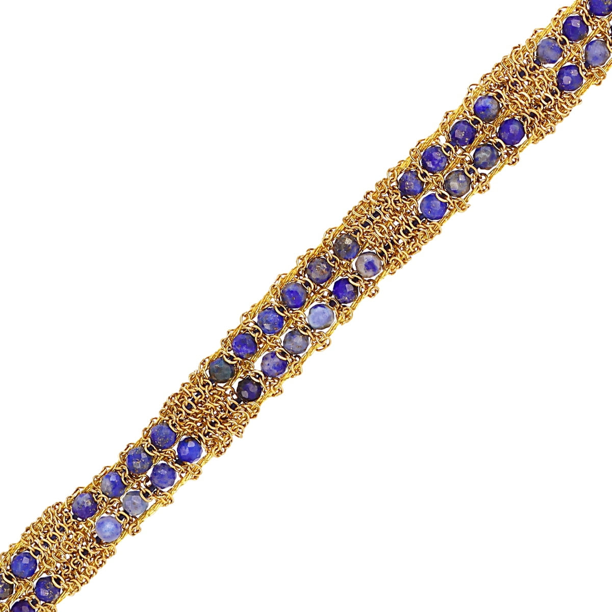 Pulsera Spirit malla de cadenas Azul Anartxy