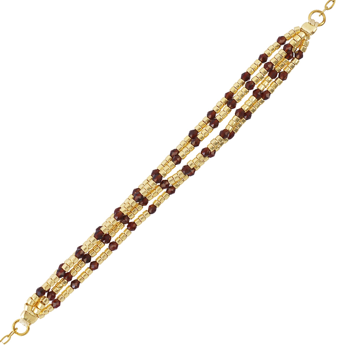 Pulsera Spirit multihilo multicolor Café Anartxy
