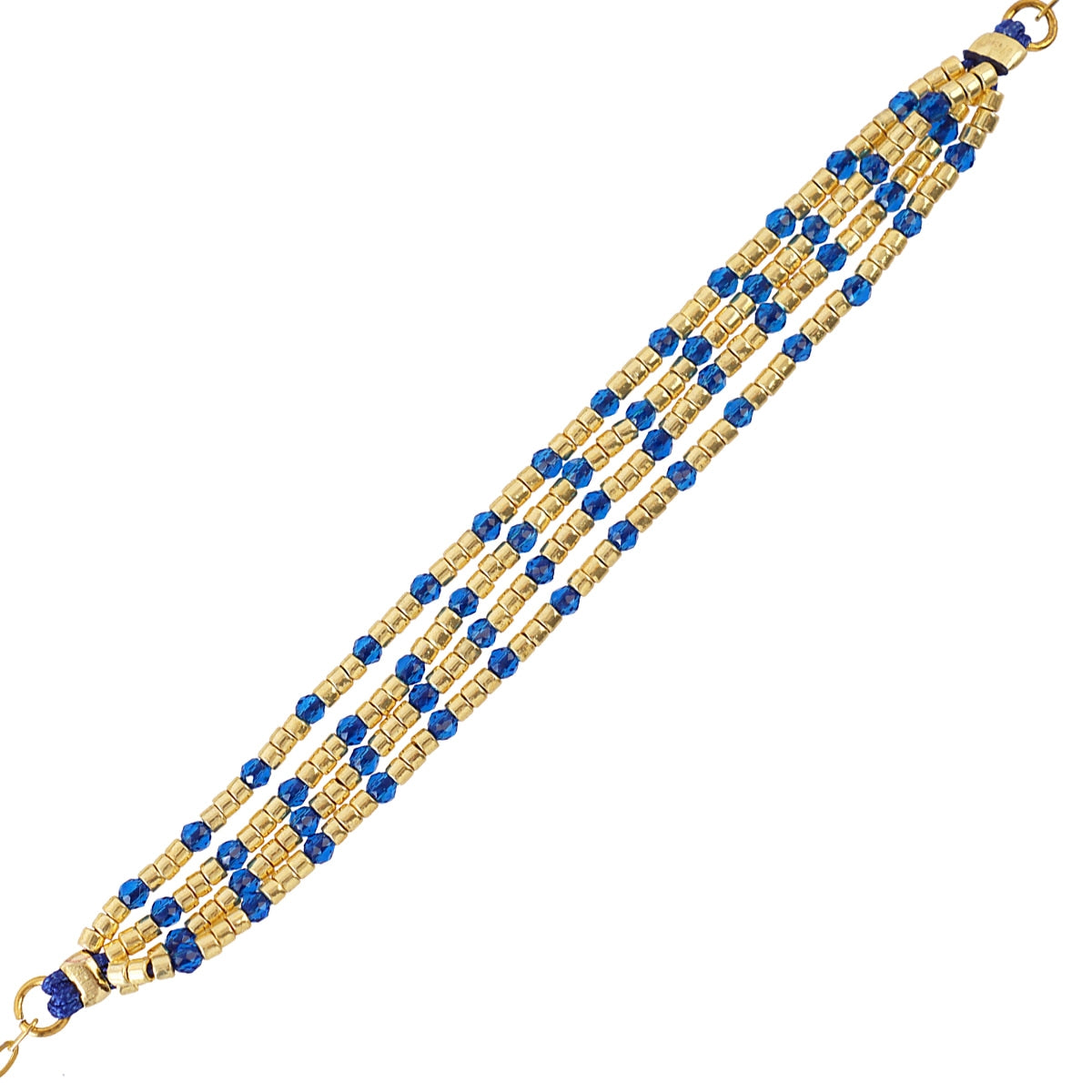 Pulsera Spirit multihilo multicolor Azul Anartxy
