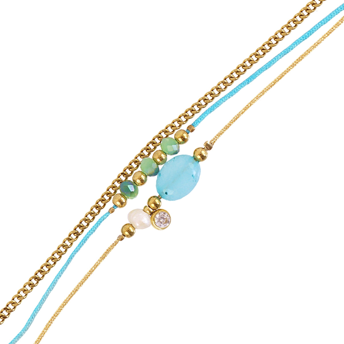 Pulsera Spirit Nahara Turquesa Anartxy