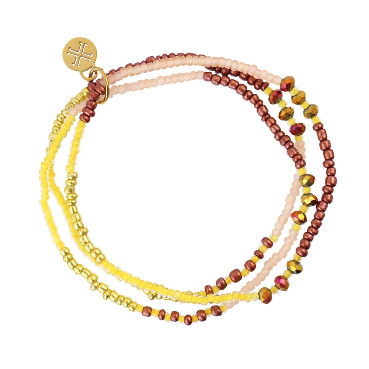 Pulsera Spirit Orelia Honey Dorado Anartxy