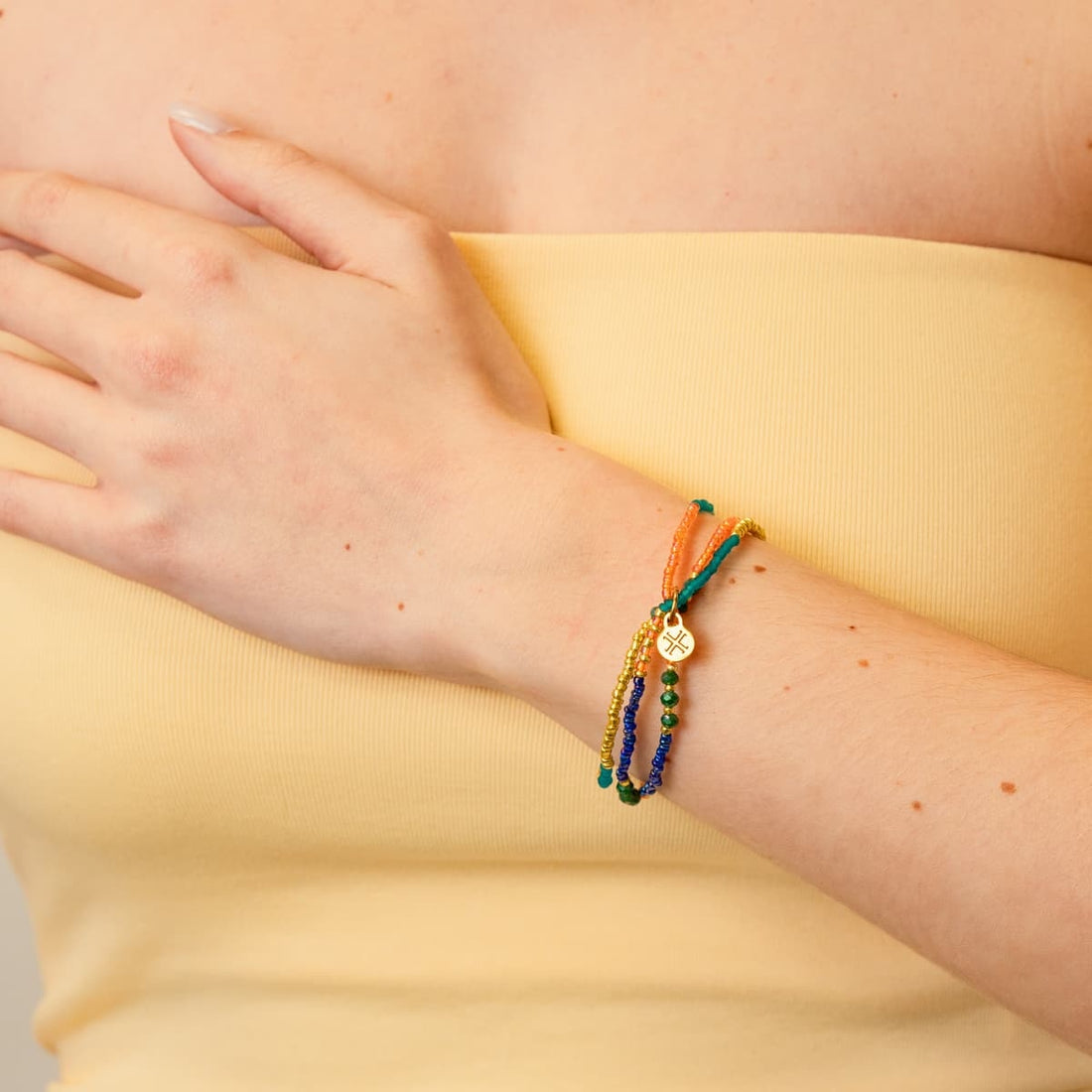 Pulsera Spirit Orelia Prism Dorado Anartxy