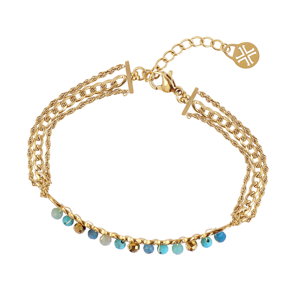 Pulsera Spirit Silque Turquesa Anartxy