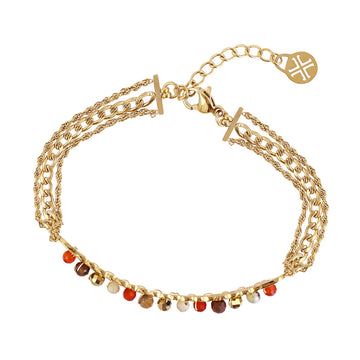 Pulsera Spirit Silque Marrón Anartxy