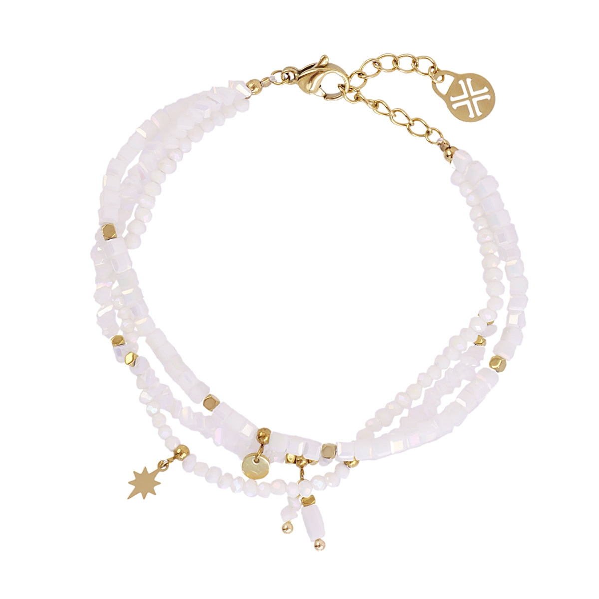 Pulsera Spirit Stones Blanco Anartxy