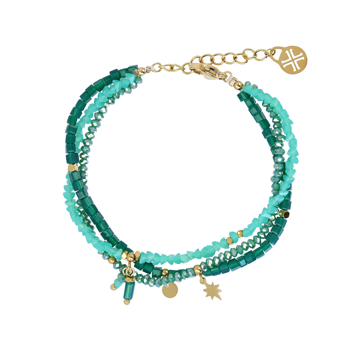 Pulsera Spirit Stones Verde Anartxy