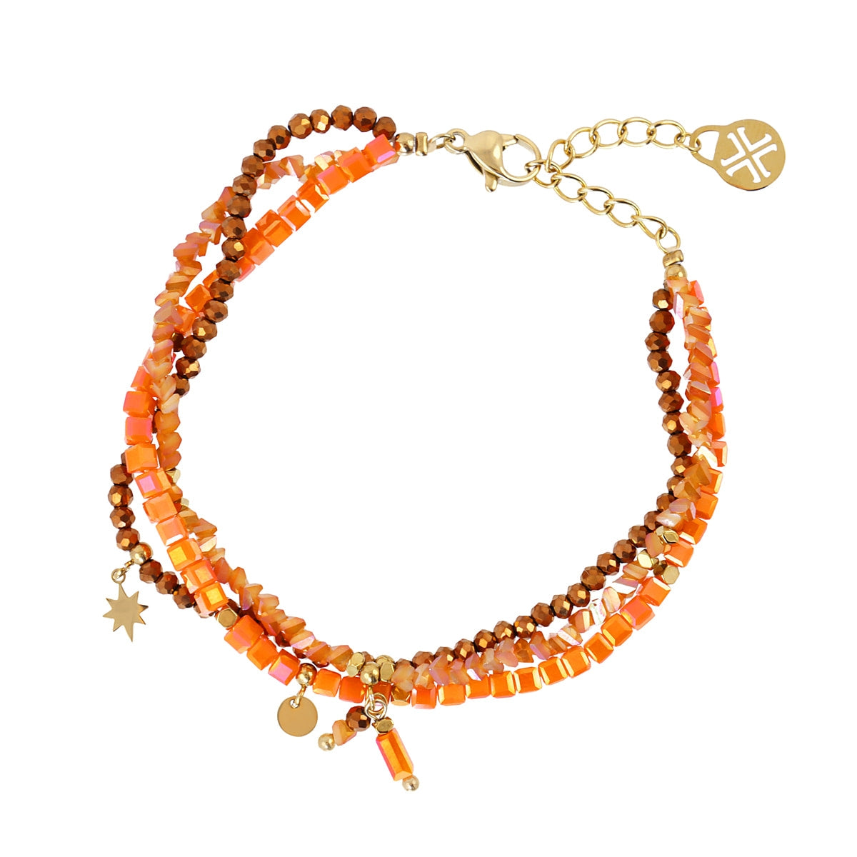 Pulsera Spirit Stones Naranja Anartxy