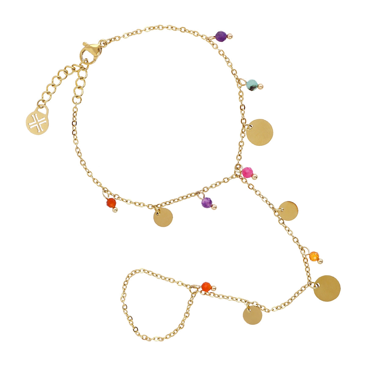Pulsera Spirit Swirl Dorado Anartxy