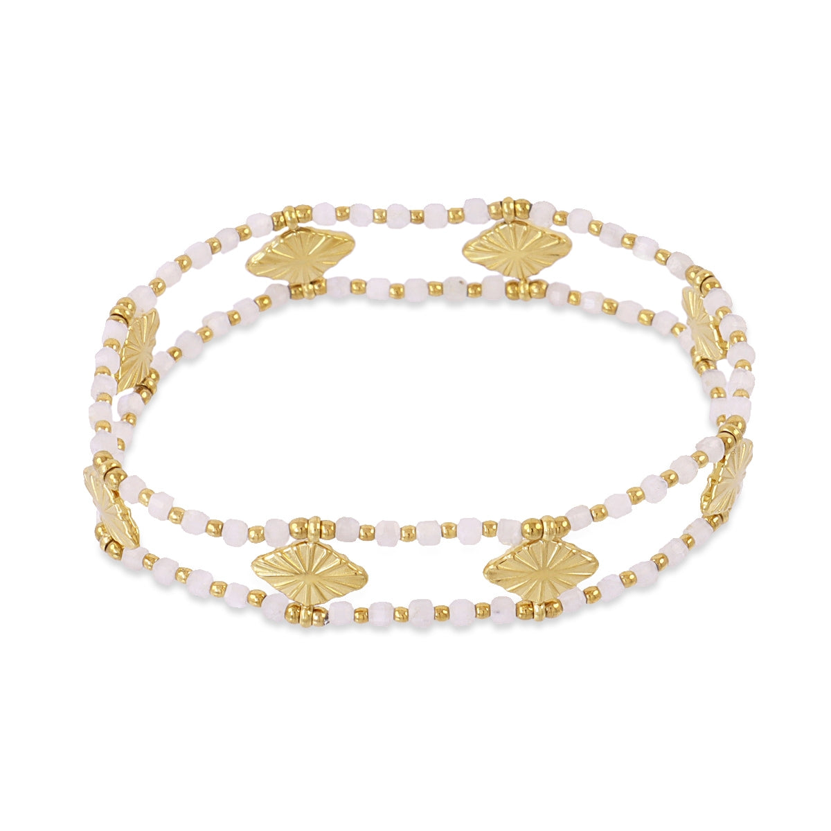 Pulsera Spirit Threadly Blanco Anartxy