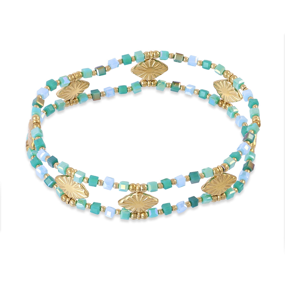 Pulsera Spirit Threadly Turquesa Anartxy