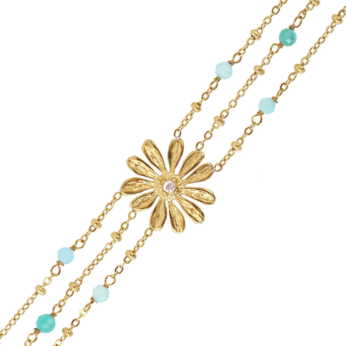 Pulsera Spirit Twinnia Turquesa Anartxy