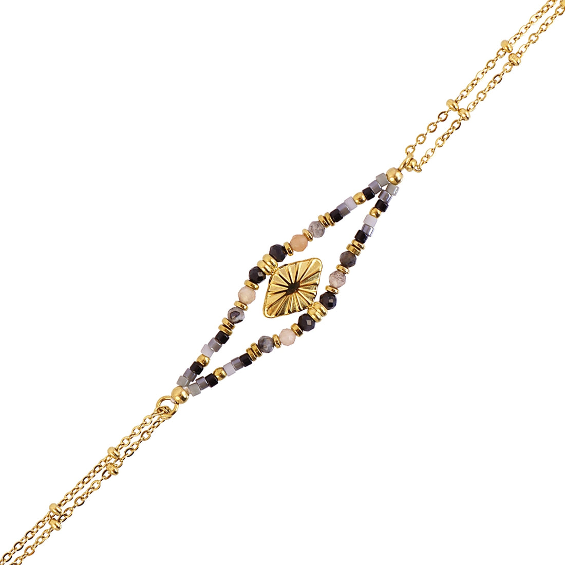 Pulsera Spirit Zhalia Negro Anartxy