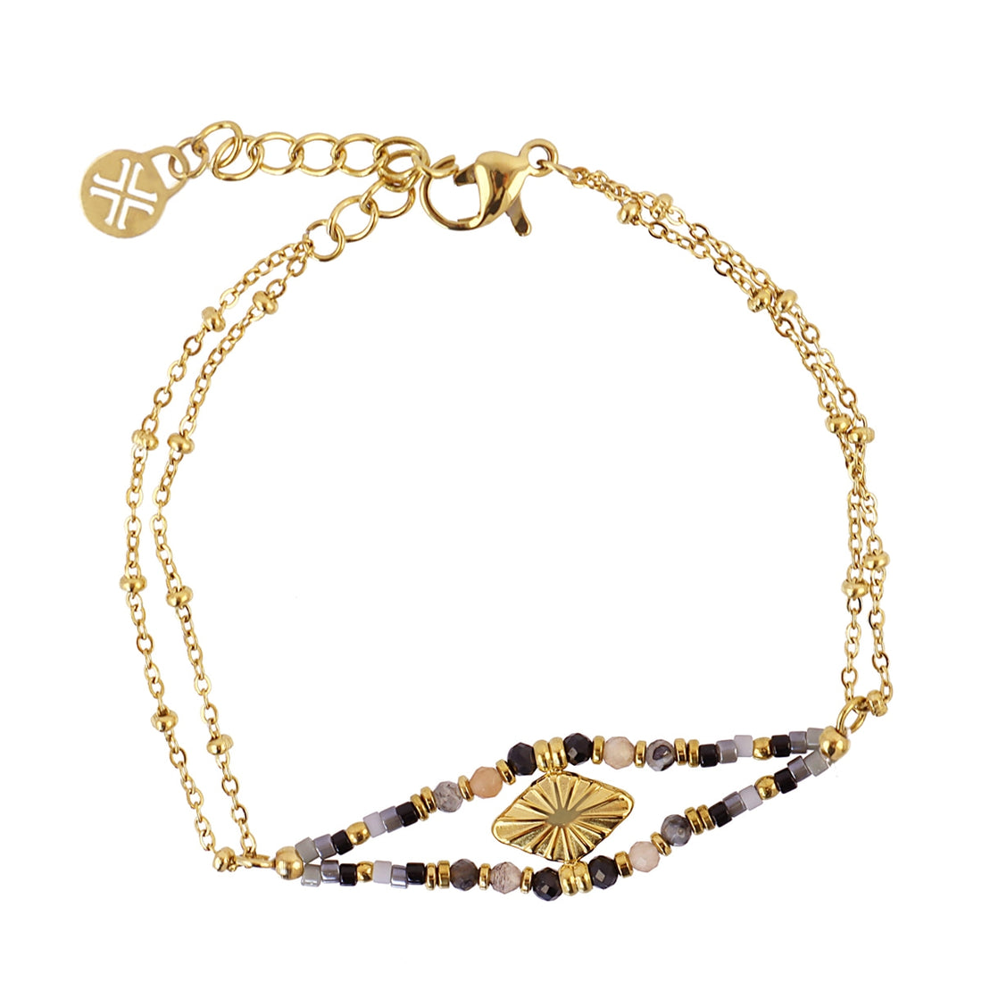 Pulsera Spirit Zhalia Negro Anartxy