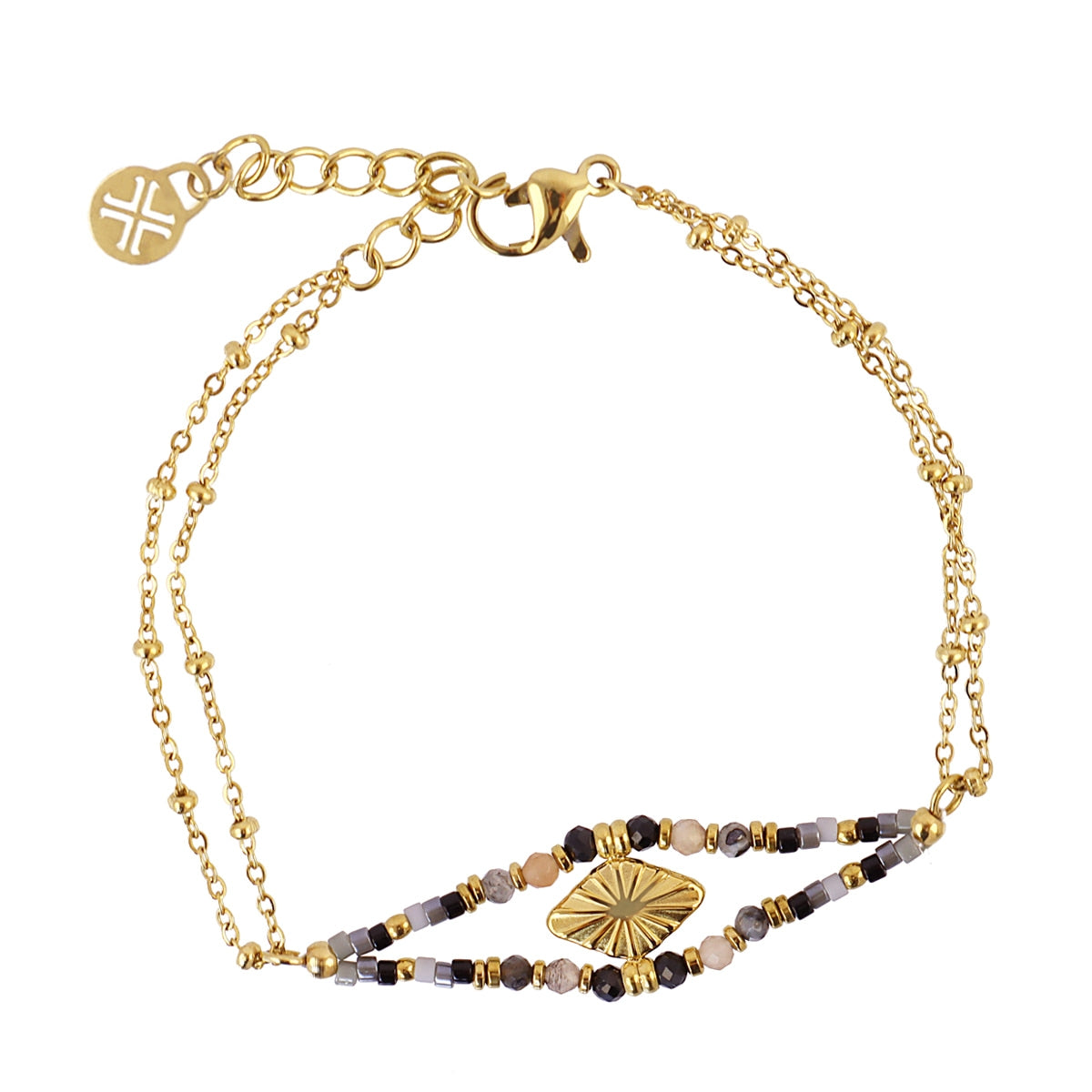 Pulsera Spirit Zhalia Negro Anartxy