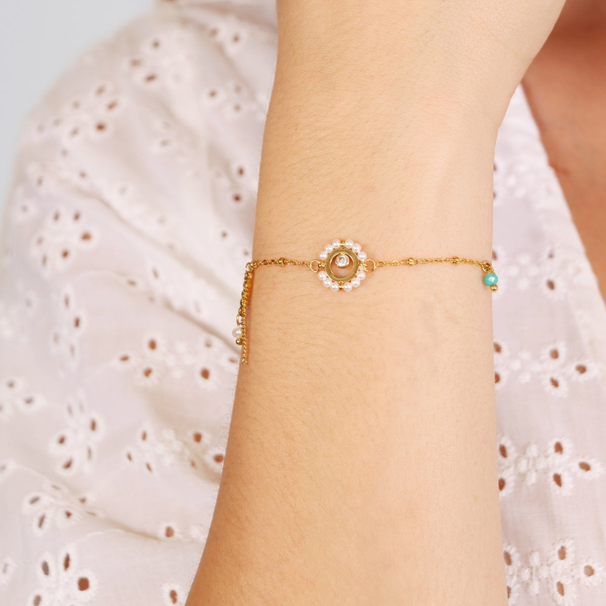 Pulsera Tide Salty Dorado Anartxy