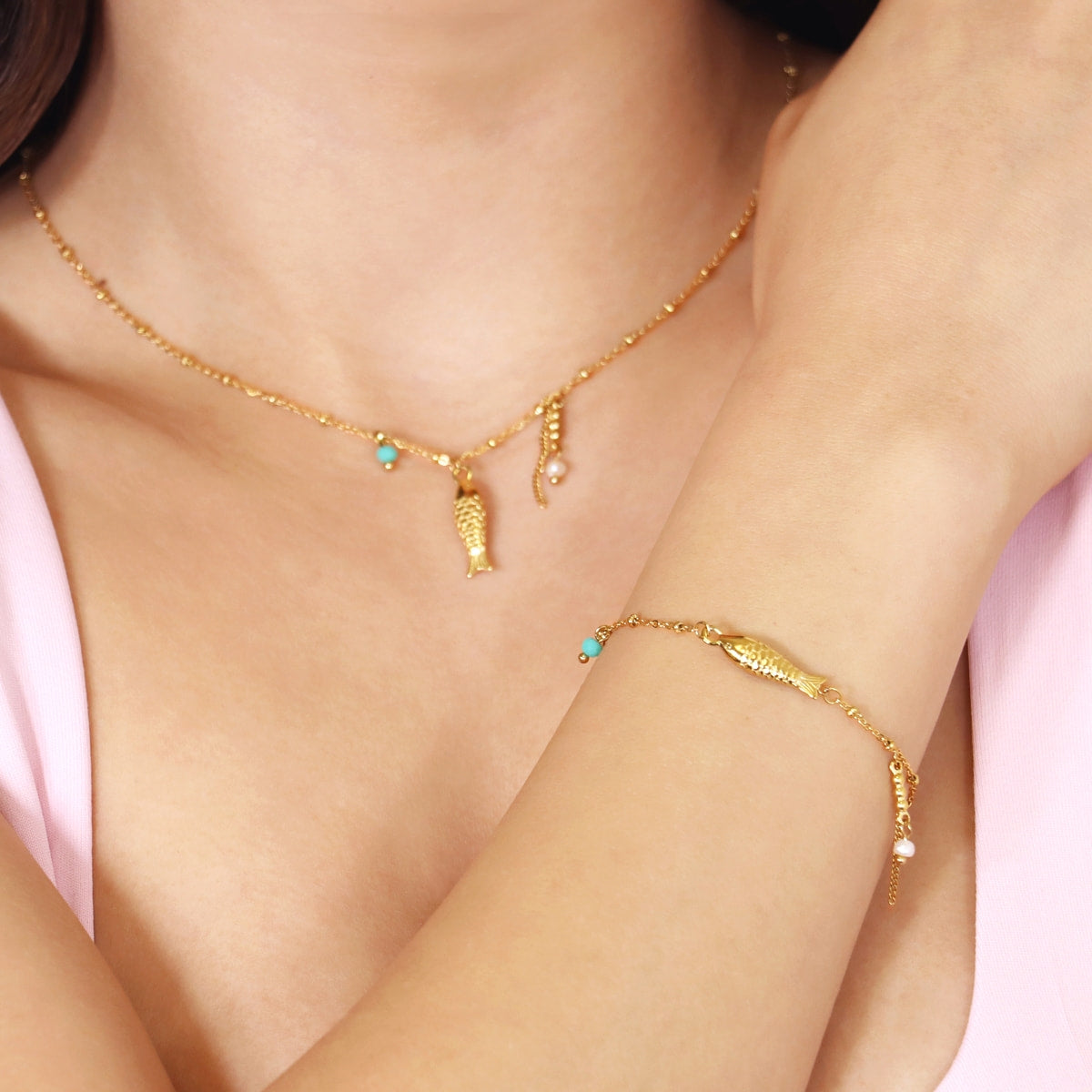 Pulsera Tide Shoal Dorado Anartxy