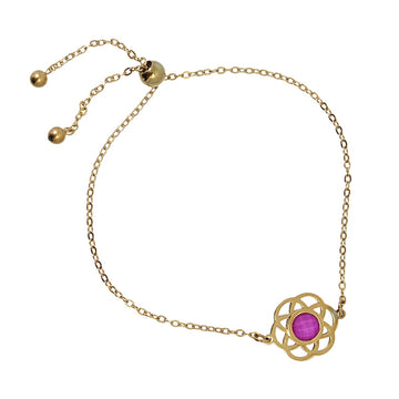 Pulsera Tulipán Rosa Anartxy
