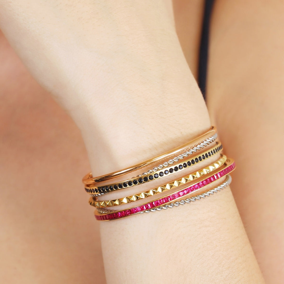 Pulsera Vandal Crush Combinado metalizado Anartxy