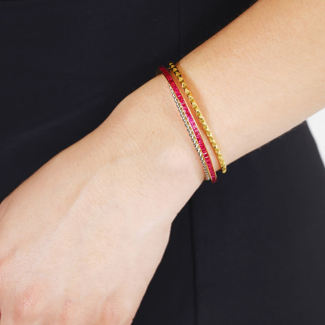 Pulsera Vandal Slash Combinado metalizado Anartxy