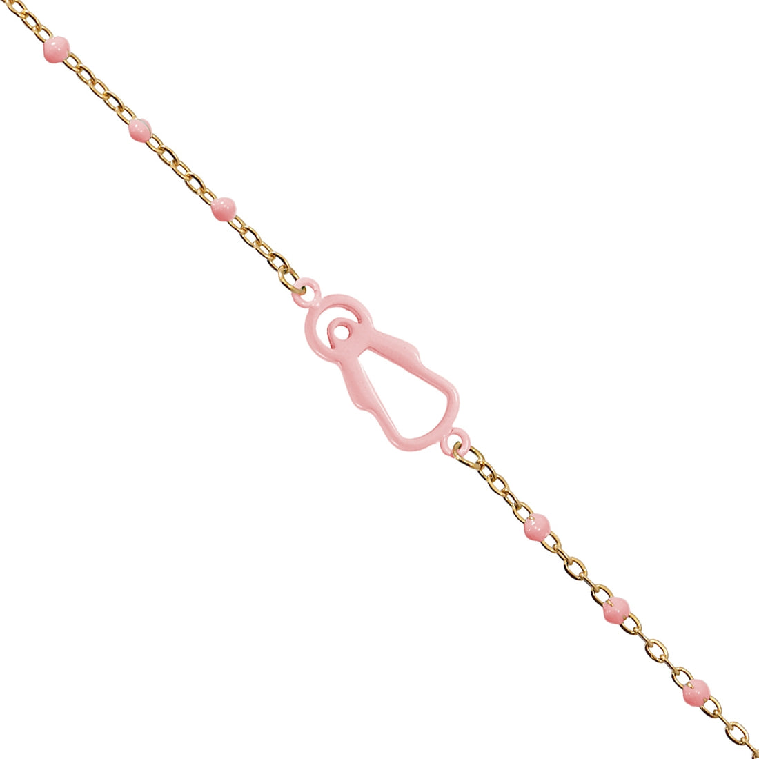 Pulsera Virgen Milagrosa Rosa Anartxy