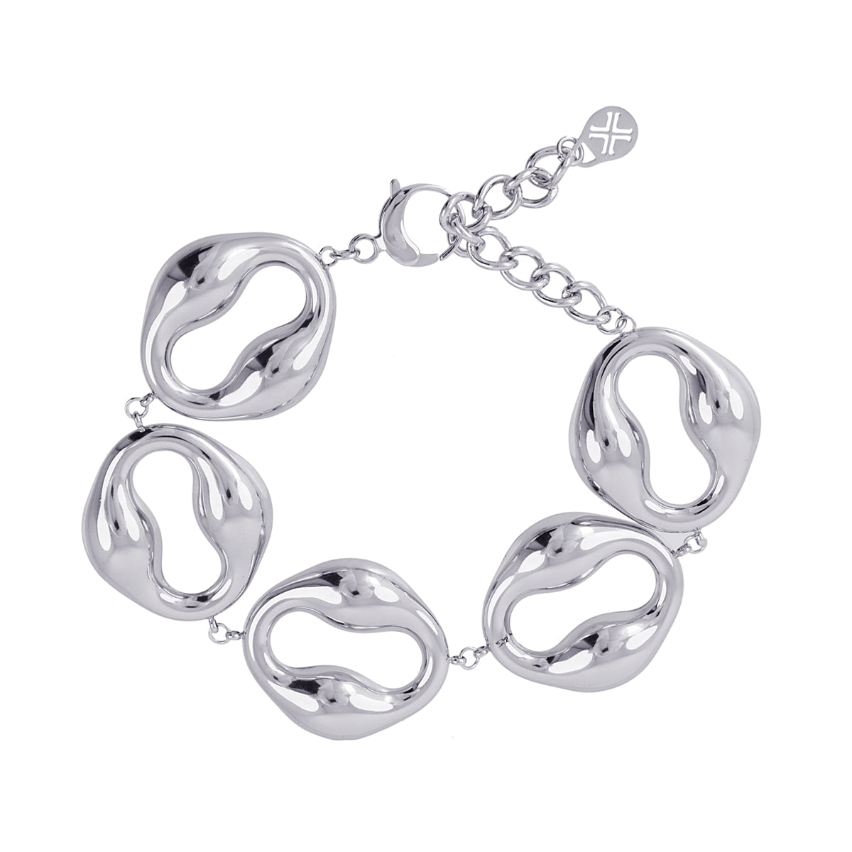 Pulsera Waves Rage Plateado Anartxy