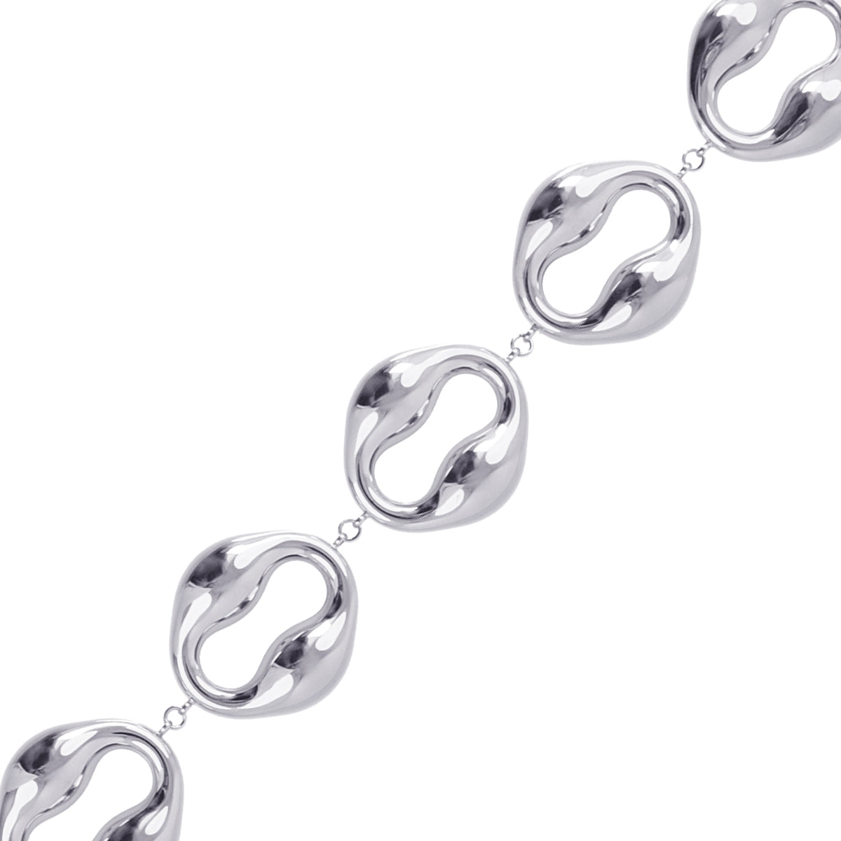 Pulsera Waves Rage Plateado Anartxy