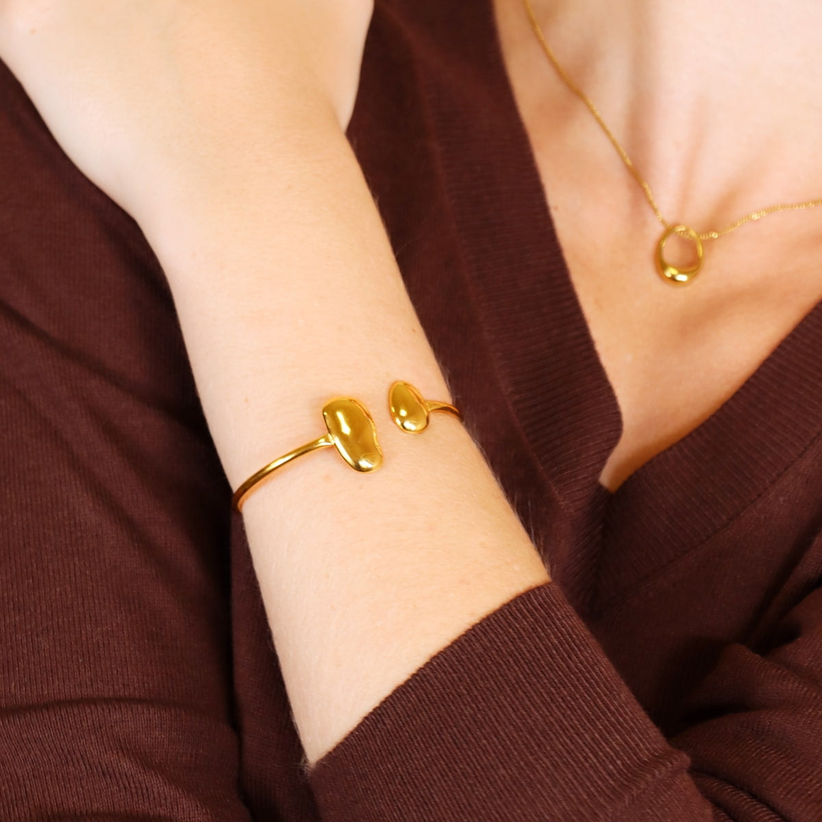 Pulsera Waves Zalya Dorado Anartxy