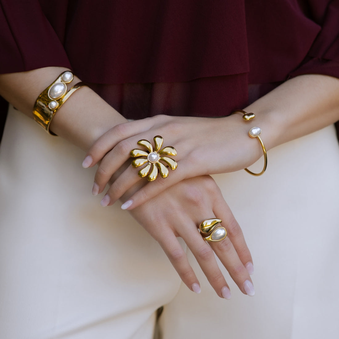Pulsera Whim Talia Dorado Anartxy
