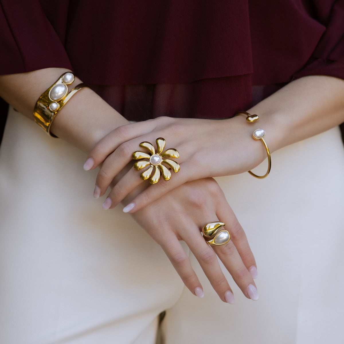 Pulsera Whim Vionna Dorado Anartxy
