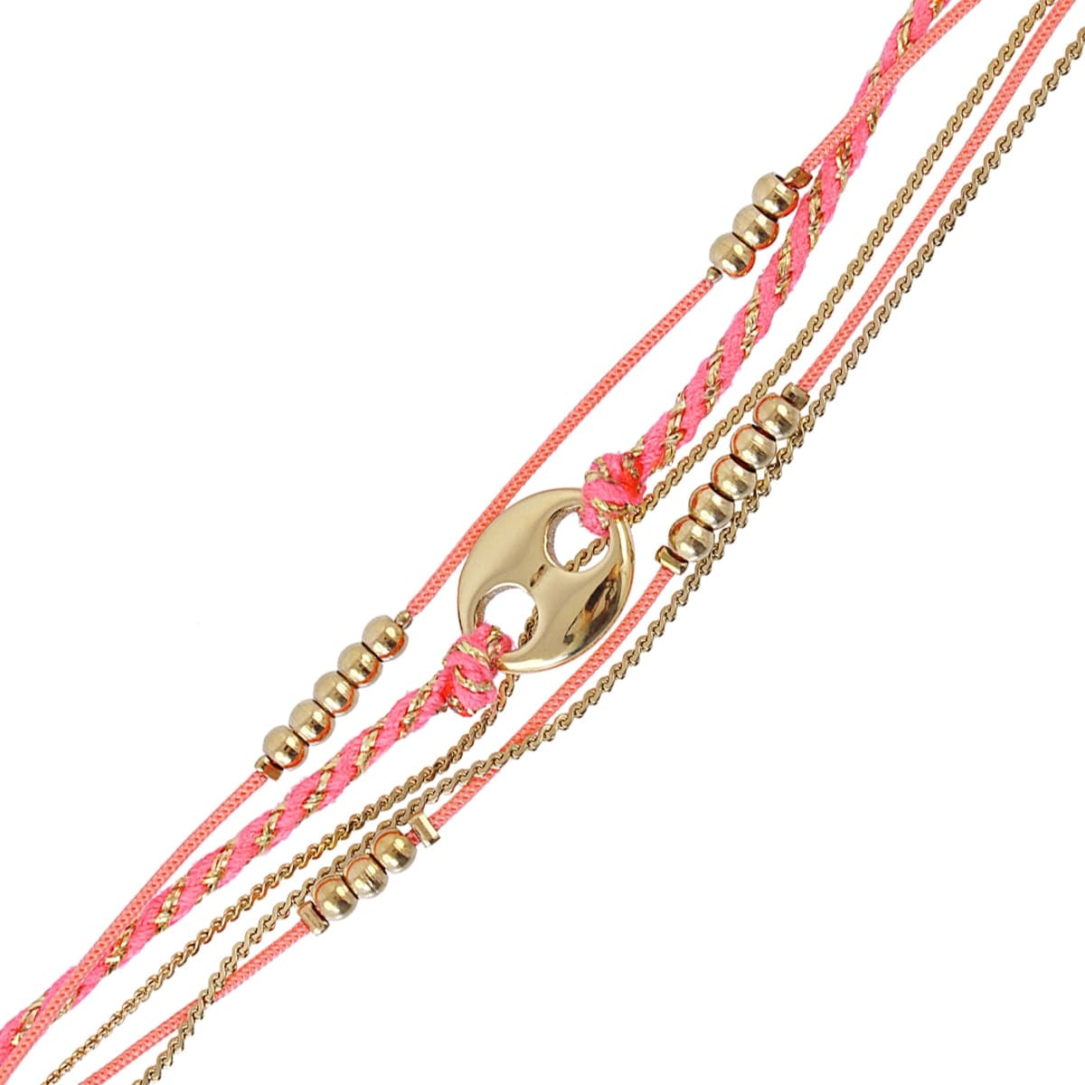 Pulsera Woven Coast Rosa Anartxy