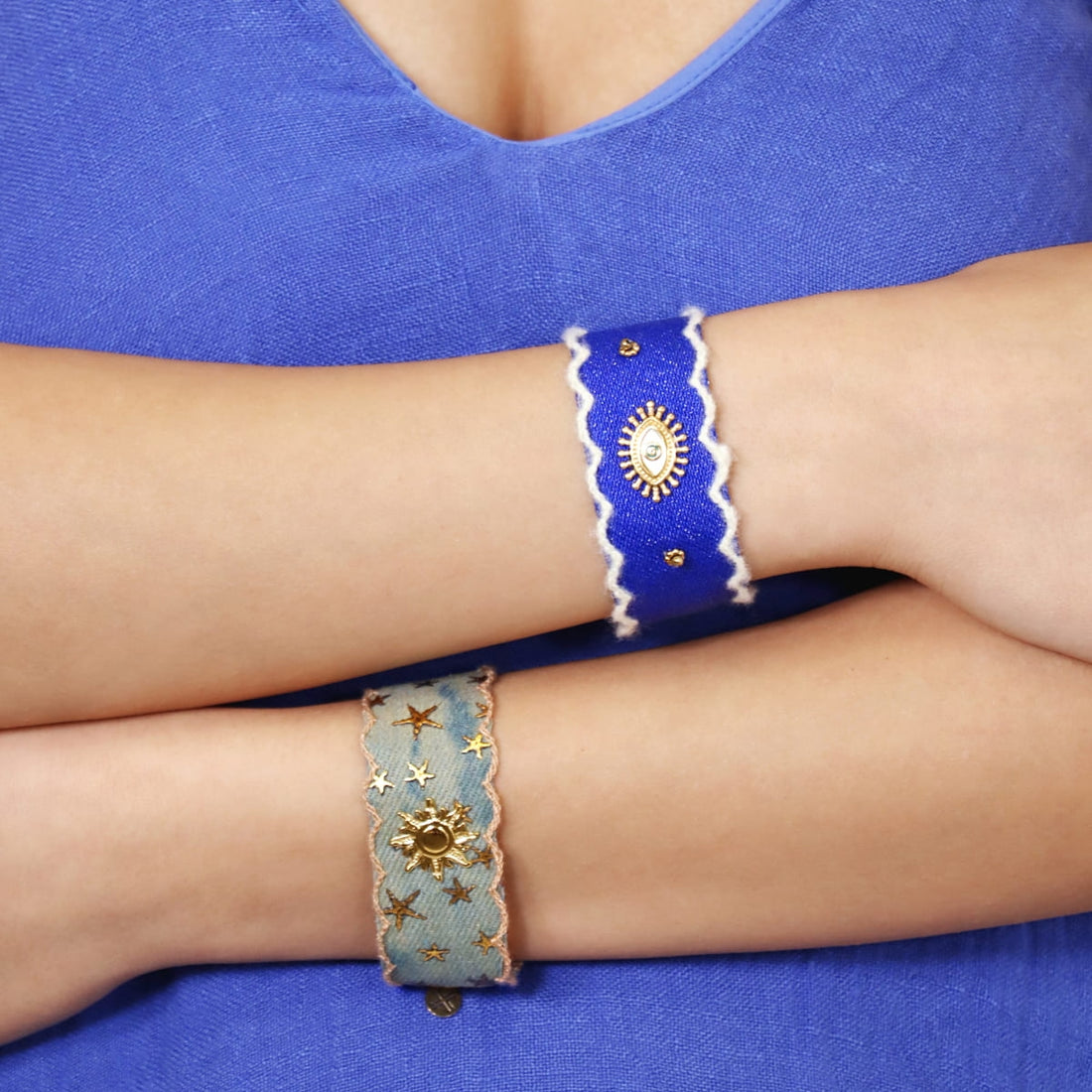 Pulsera Woven Island Azul Anartxy