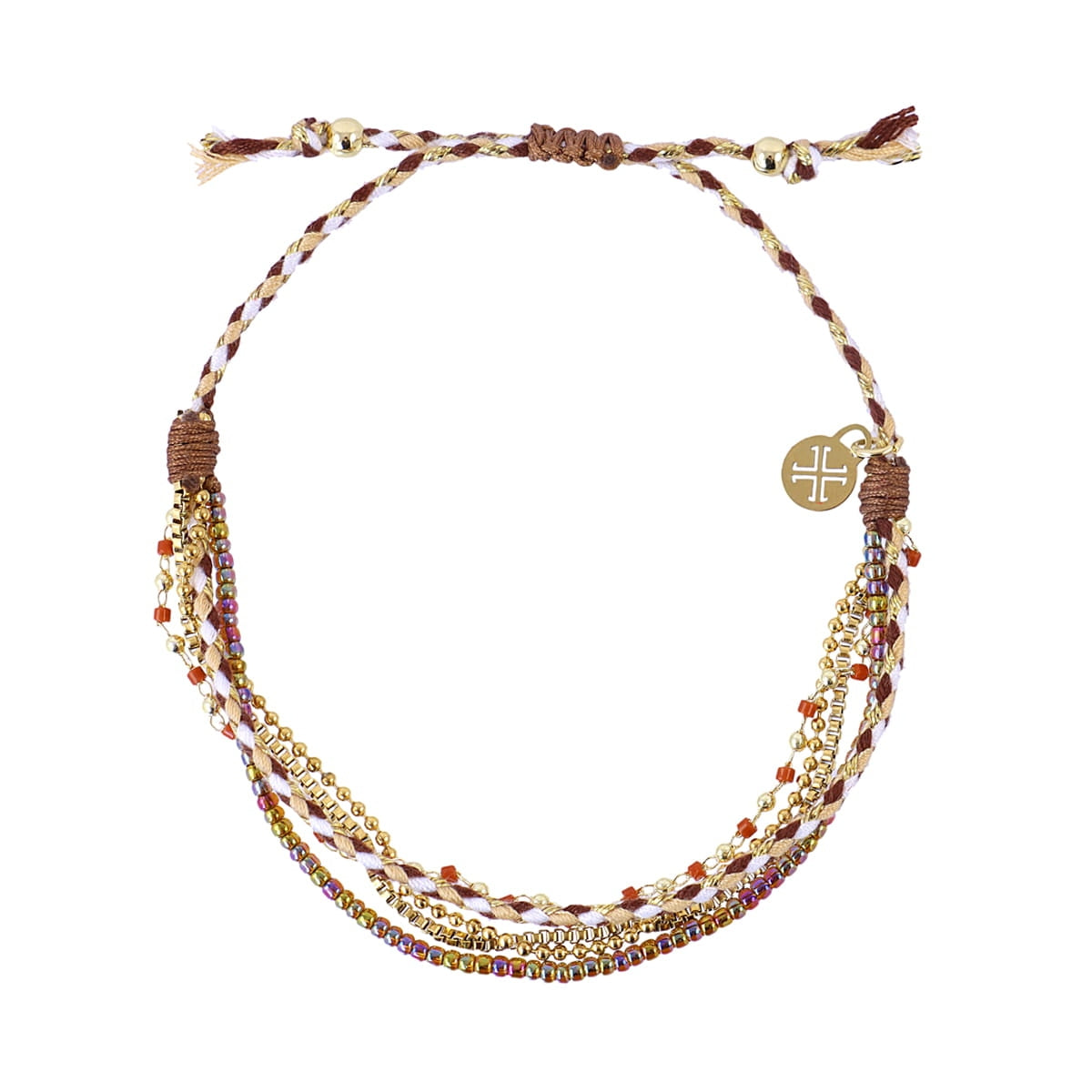 Pulsera Woven Nomad Café Anartxy