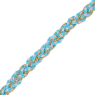 Pulsera Woven Serene Turquesa Anartxy