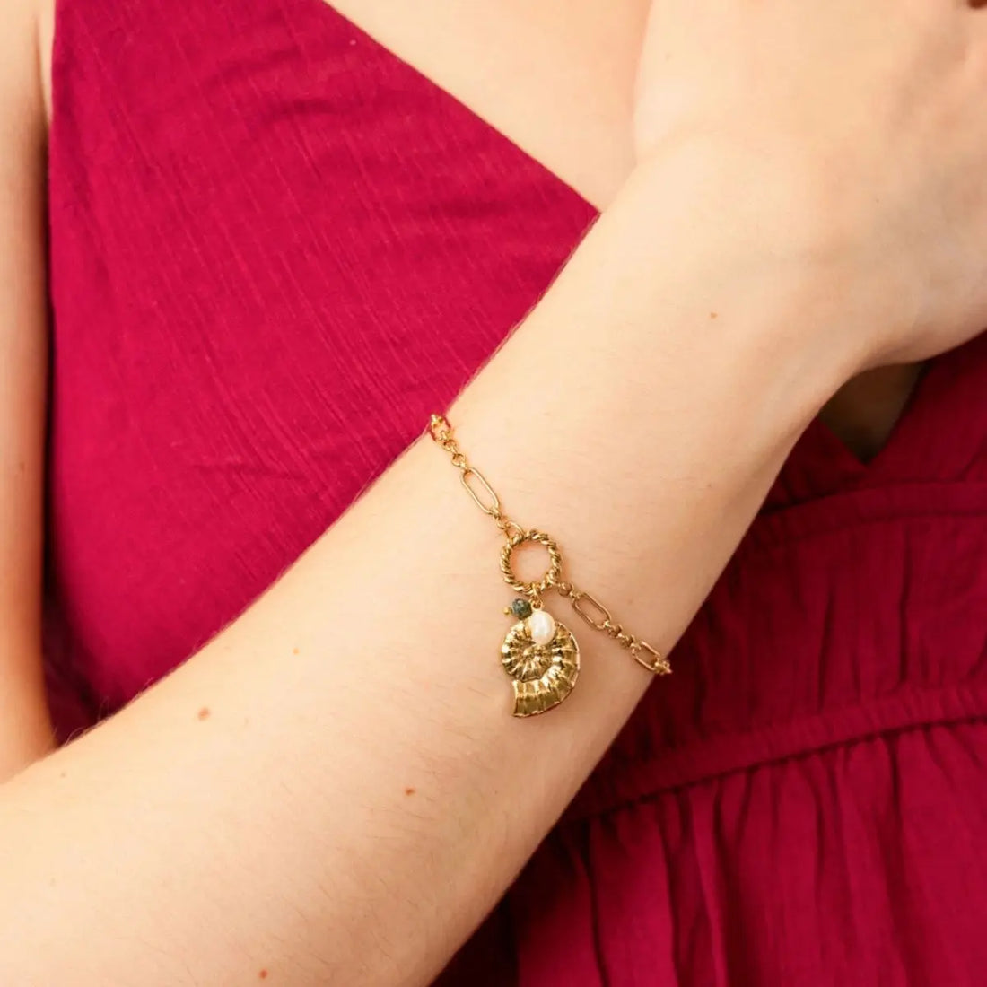 Pulsera Coast Claw Dorado Anartxy