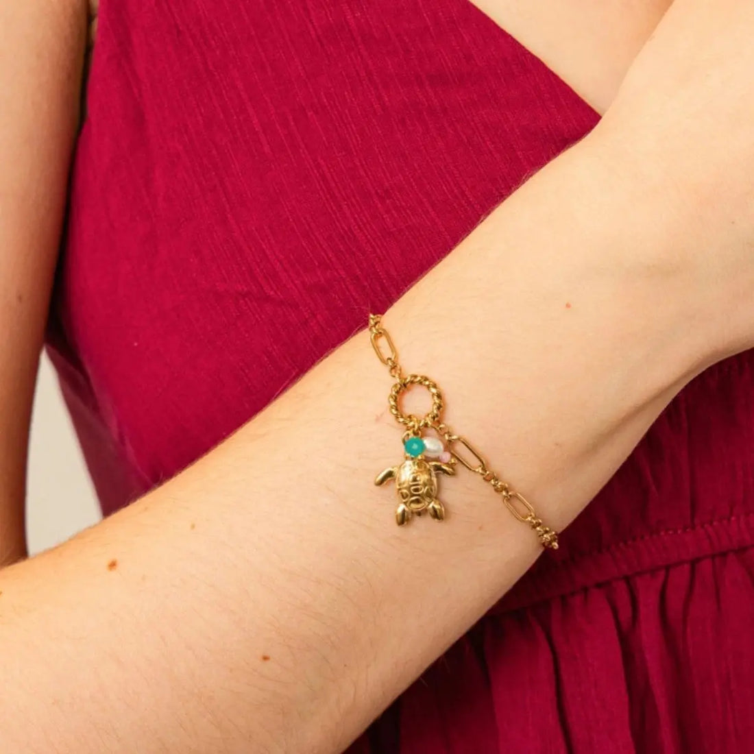 Pulsera Coast Finley Dorado Anartxy