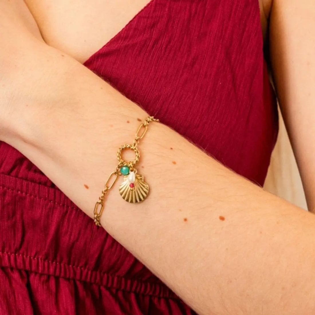 Pulsera Coast Neptis Dorado Anartxy