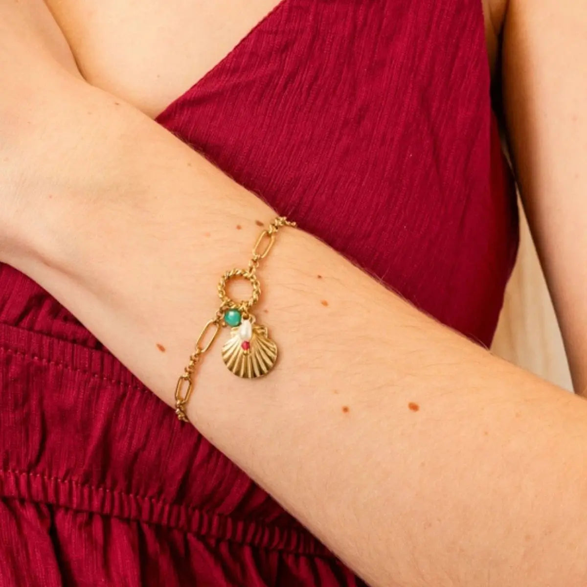 Pulsera Coast Neptis Dorado Anartxy