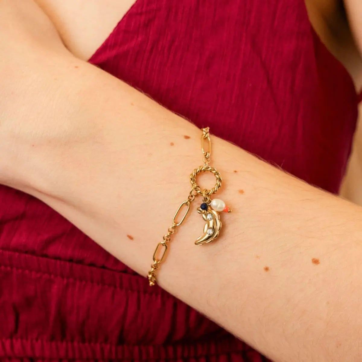 Pulsera Coast Saboria Dorado Anartxy