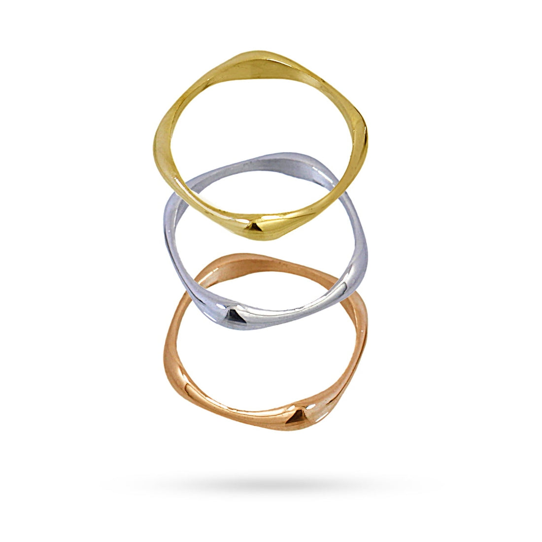 Set de anillos Holguín Combinado metalizado Anartxy