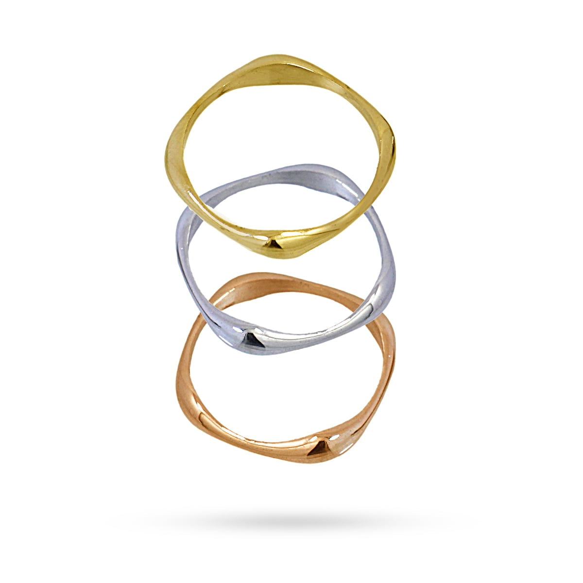 Set de anillos Holguín Combinado metalizado Anartxy