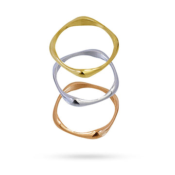 Set de anillos Holguín Combinado metalizado Anartxy