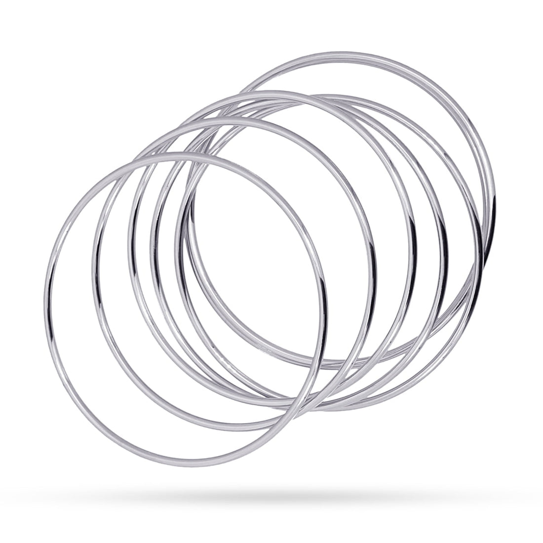Pulseras Summer Essentials 7 Rings Plateado 60 mm Anartxy