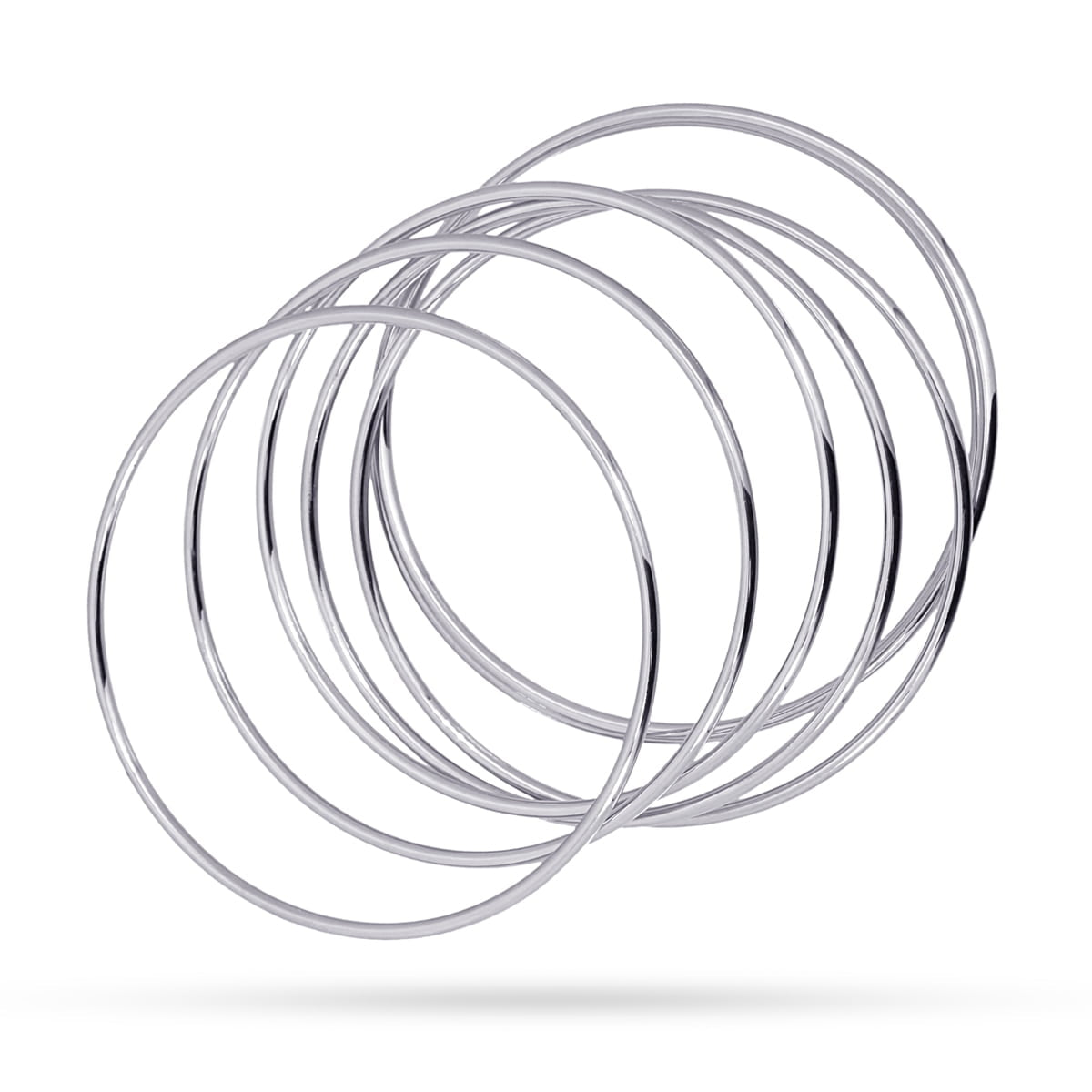 Pulseras Summer Essentials 7 Rings Plateado 60 mm Anartxy