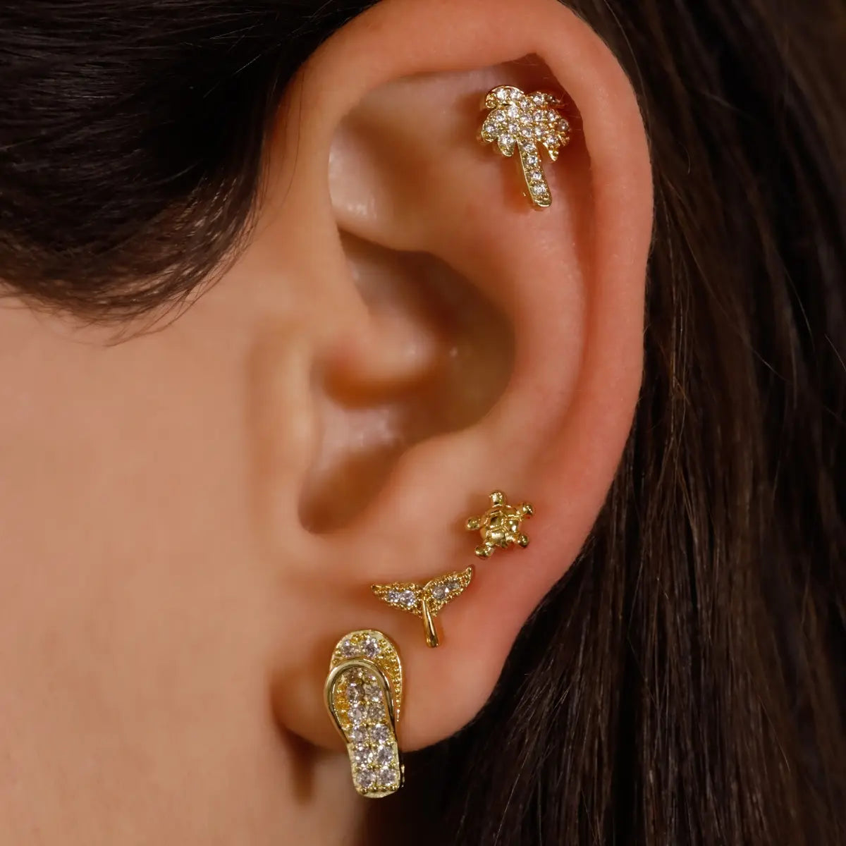 Piercing Turtle Dorado Anartxy