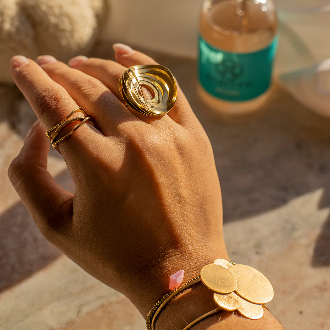 Anillo París Dorado 14 7 Anartxy