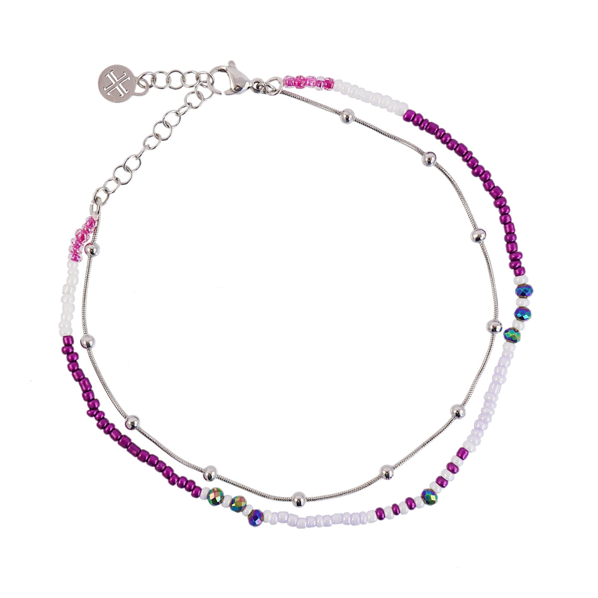 Tobillera Spirit Briselle Bloom Plateado Anartxy