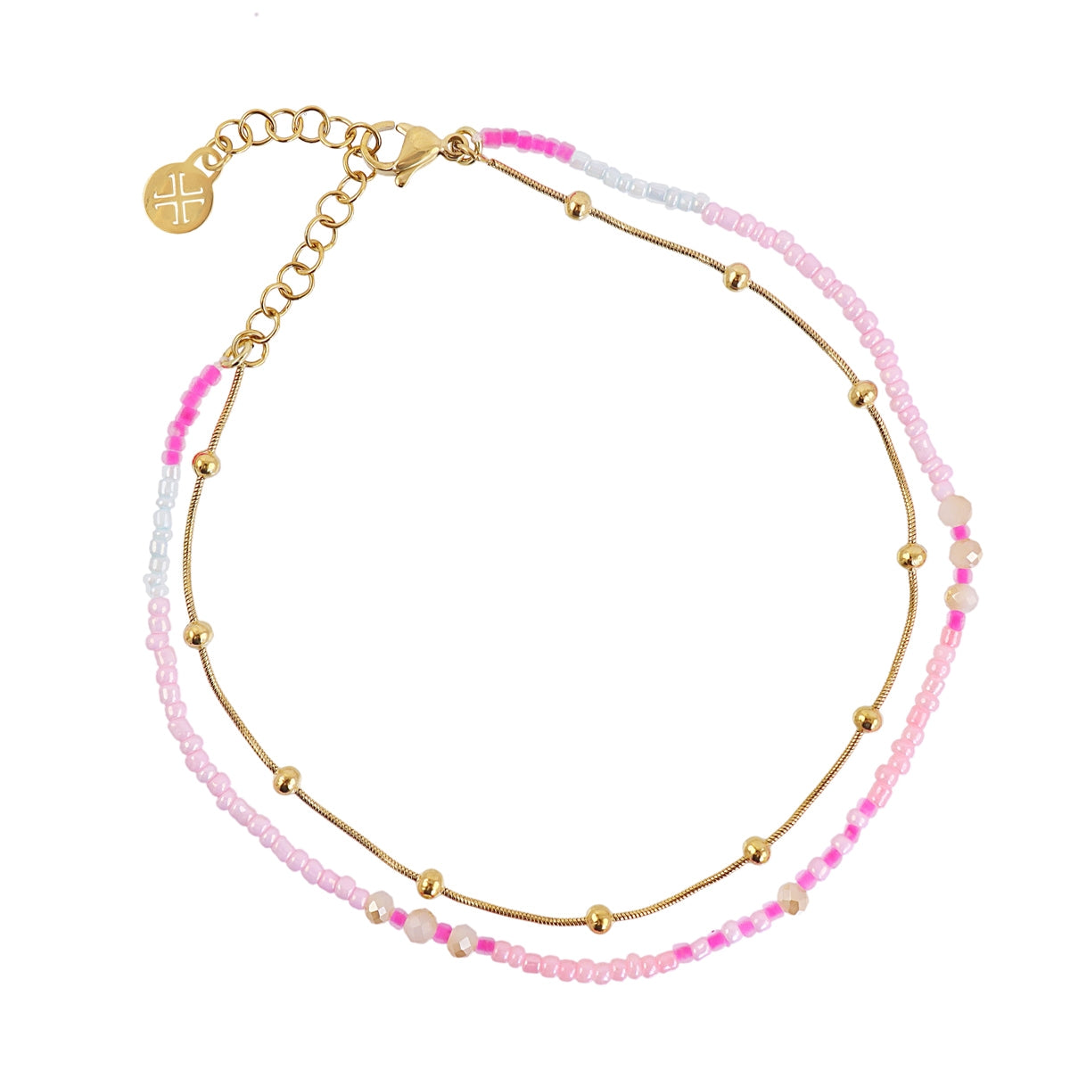 Tobillera Spirit Briselle Blush Dorado Anartxy
